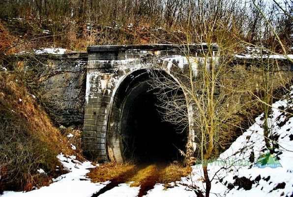 Закинутий залізничний тунель у Волосянці